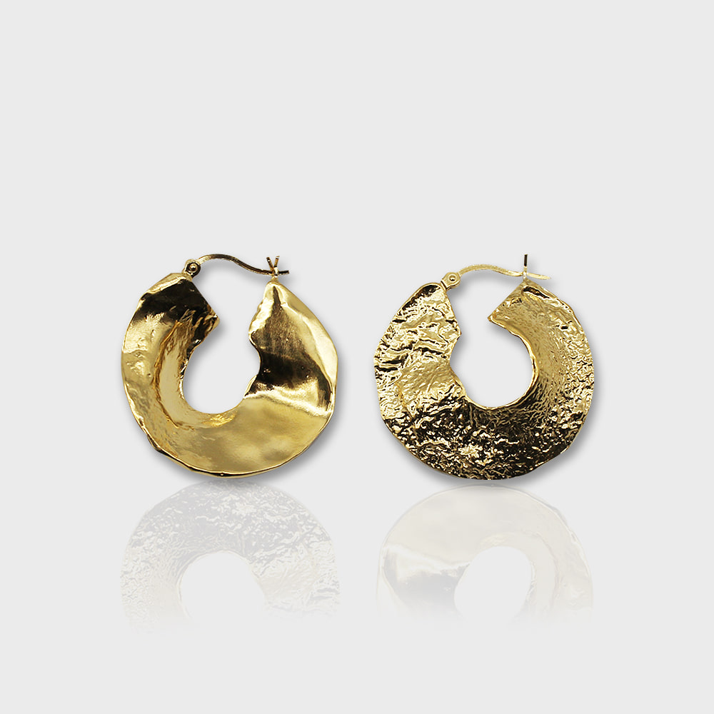 Round Ment Earring